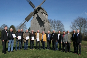 Jahreshauptversammlung 2017 an der Bockwindmühle Oppenwehe